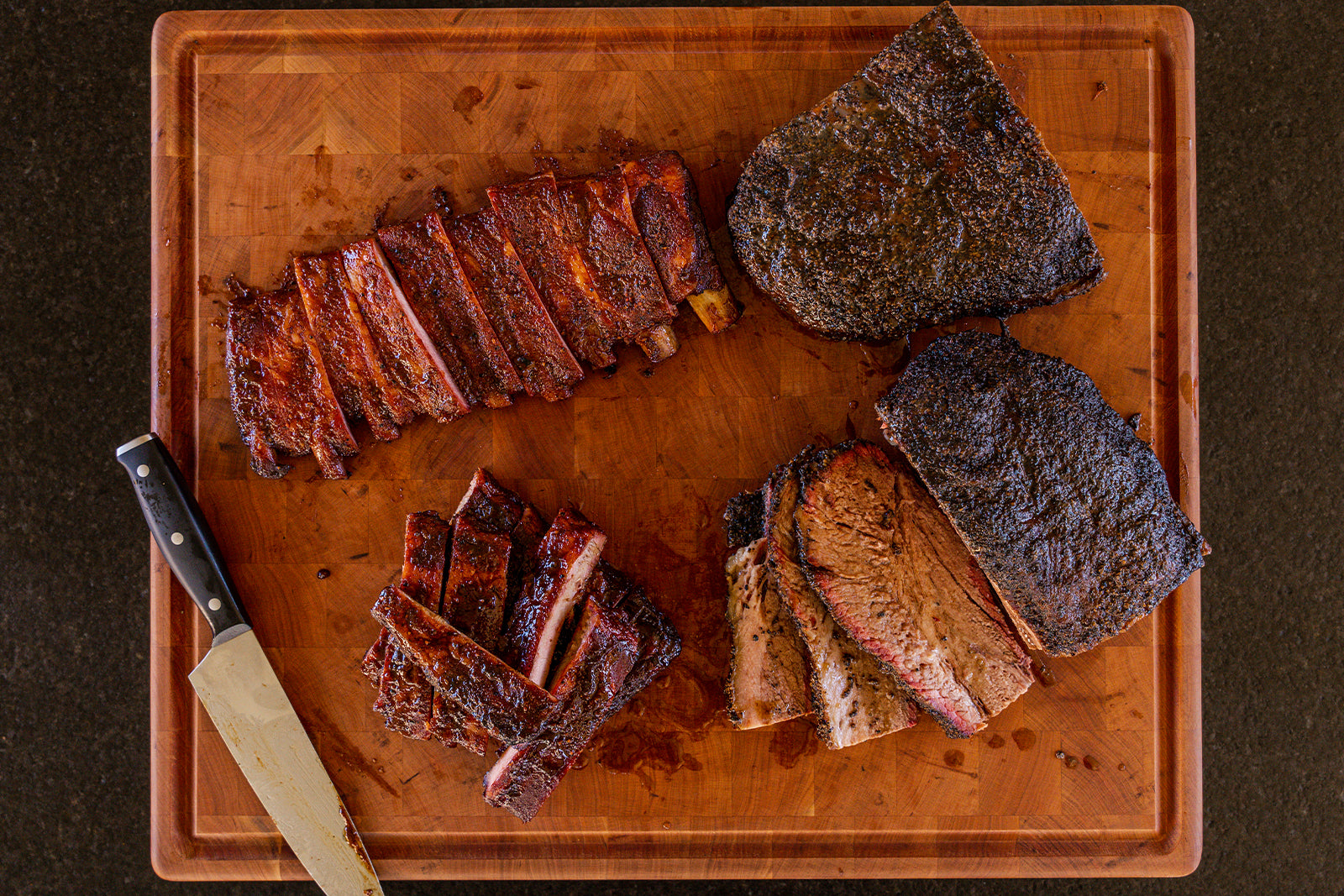 Cherry BEEF End_brisket and ribs