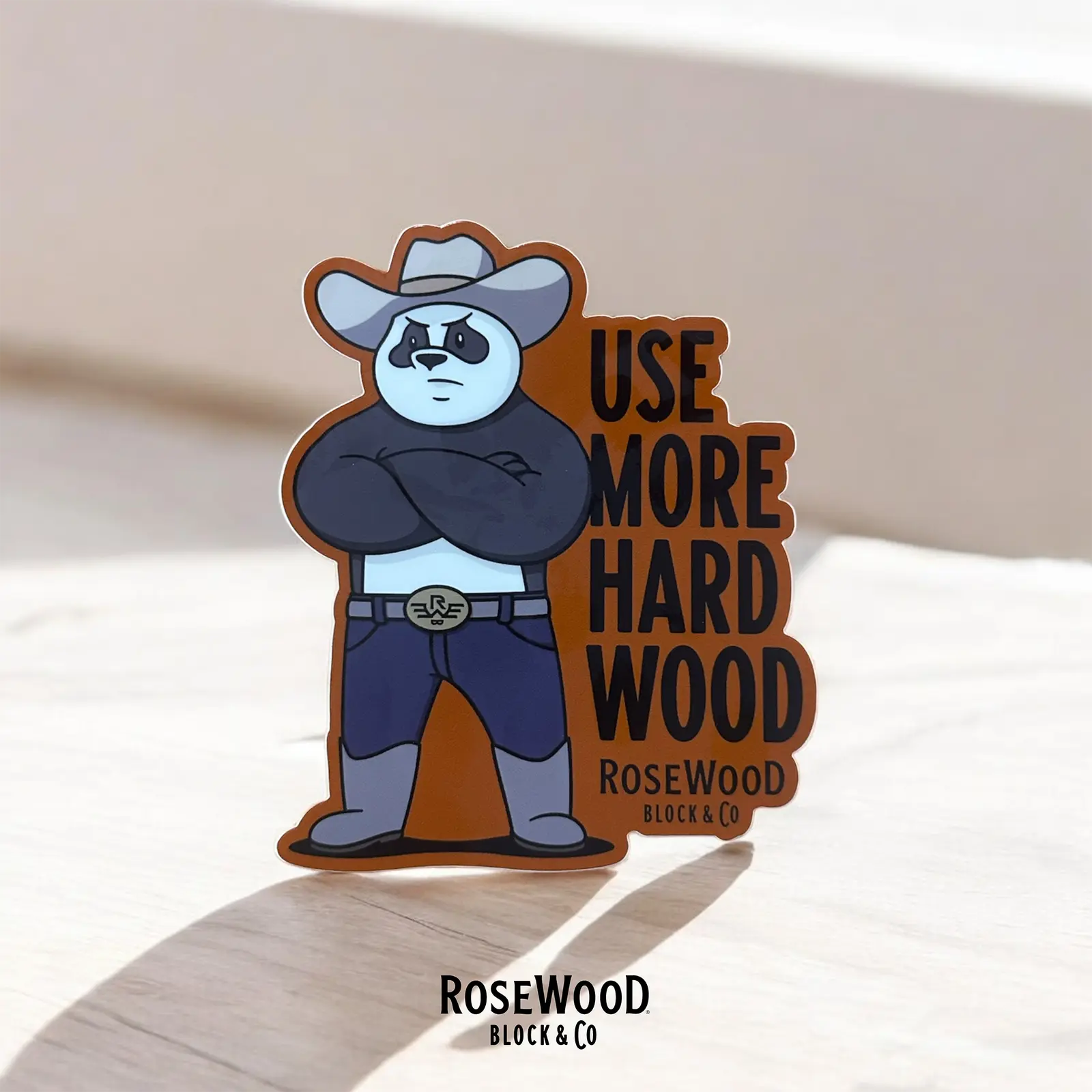 use more wood sticker