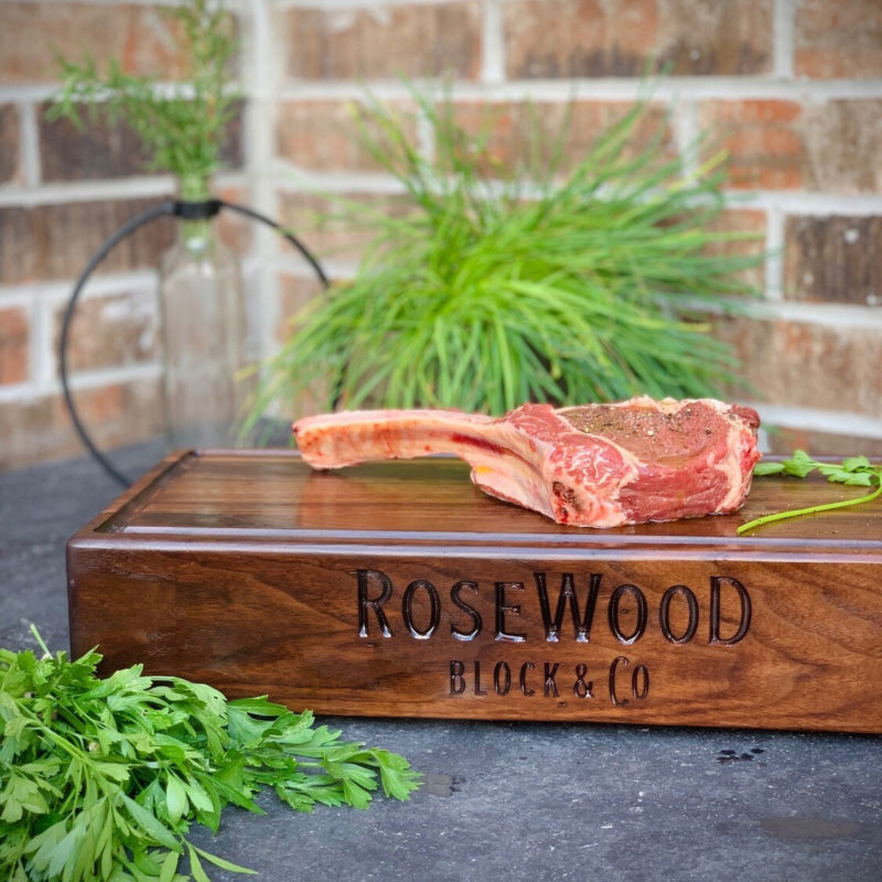 tomahawk block- cutting block Custom engraved cutting board