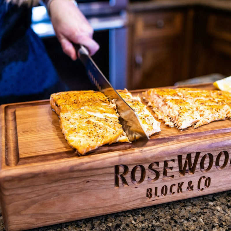 tomahawk block- cutting block Custom engraved cutting board