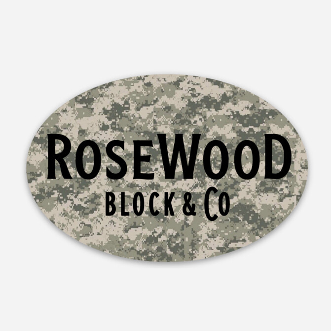 RoseWood Block & Co sticker